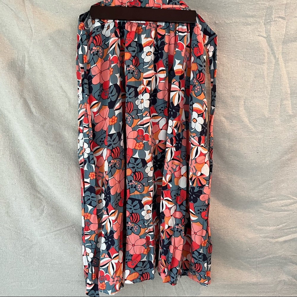 ModCloth Multi Color A-line Midi Skirt